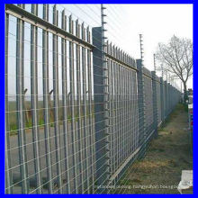 1.8m high powder coated picket fencing